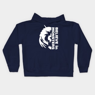 believe in monsters for chicago Kids Hoodie